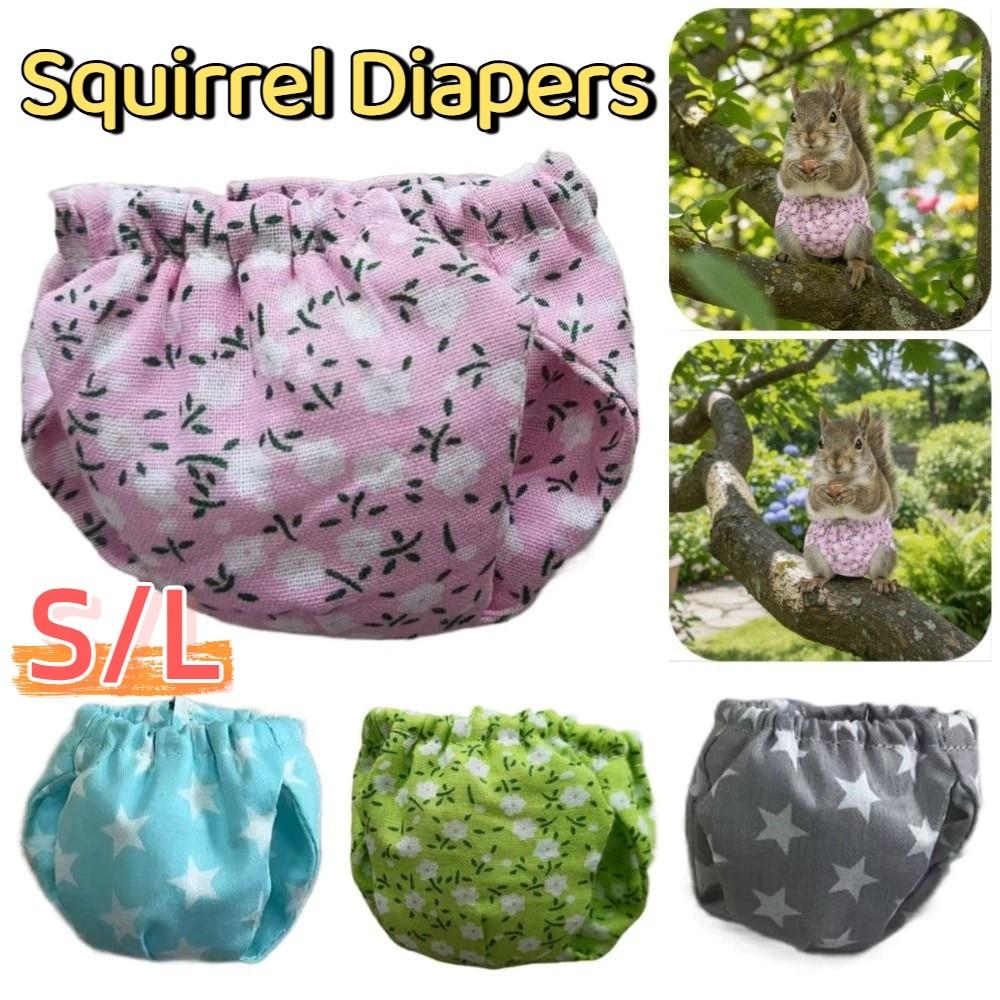 Absorbent Squirrel Diapers Adjustable Small Pet Diapers Potty Training Underwear Rat