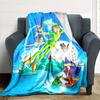 Peter Pan'S Adventure Flannel Blanket Super Soft Warm Cozy Blanket For Sofa Bed Office Travel Allseason Home Decor Gift