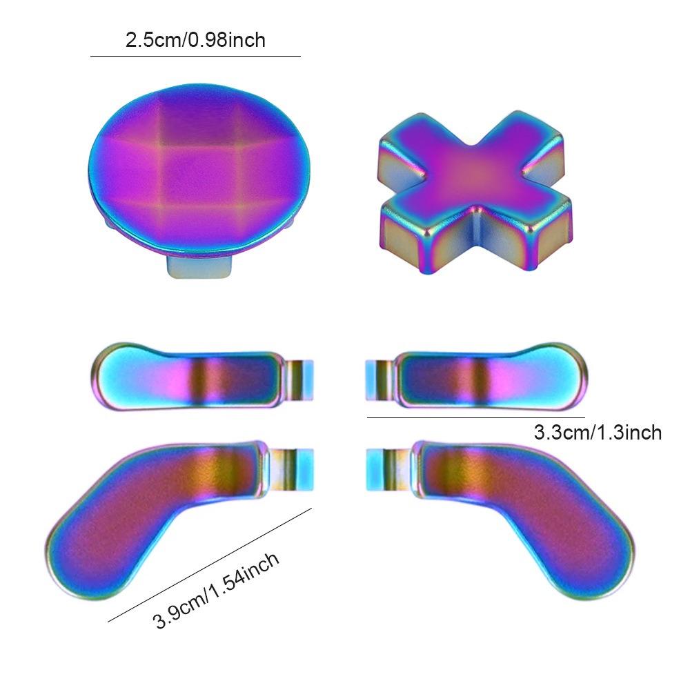 Металлические лепестки D-pad, кнопки, части геймпада, стики для больших пальцев для Xbox One Elite Series 1/2