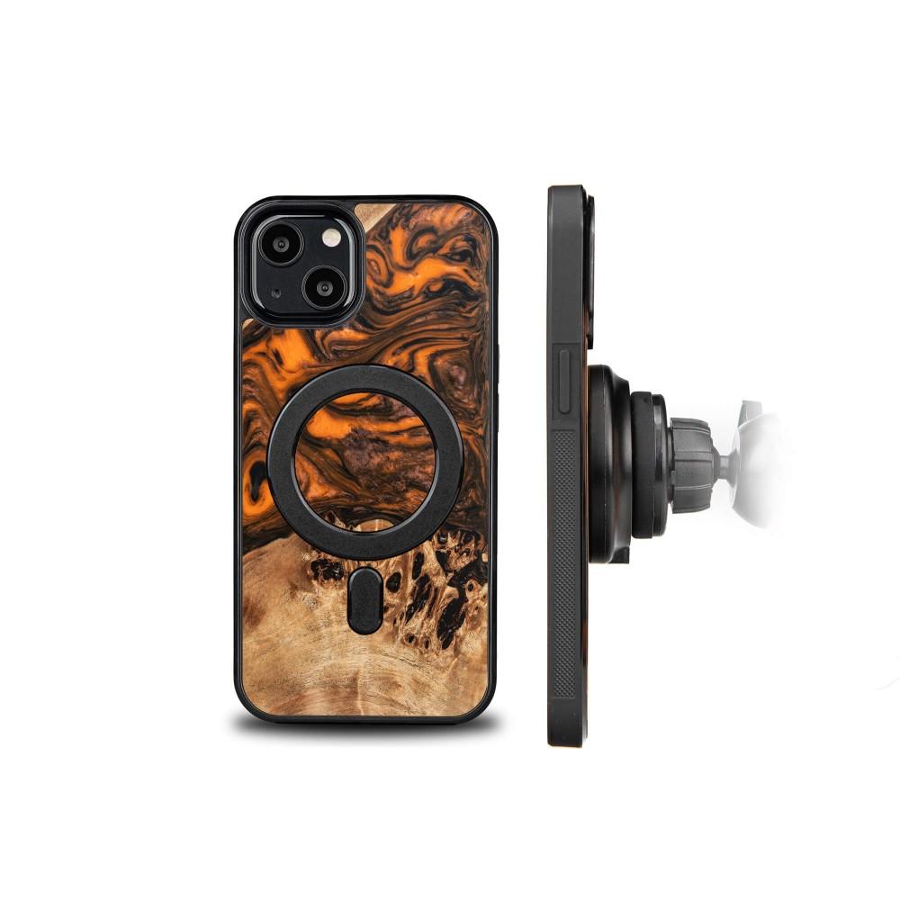 Bewood Unique case for iPhone 13 - Orange with MagSafe