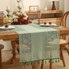 Французская кружевная дорожка на стол, современная легкая роскошь, длинное полотенце для кофейного столика, высококачественная накидка, скандинавская ретро скатерть для чайного столика
