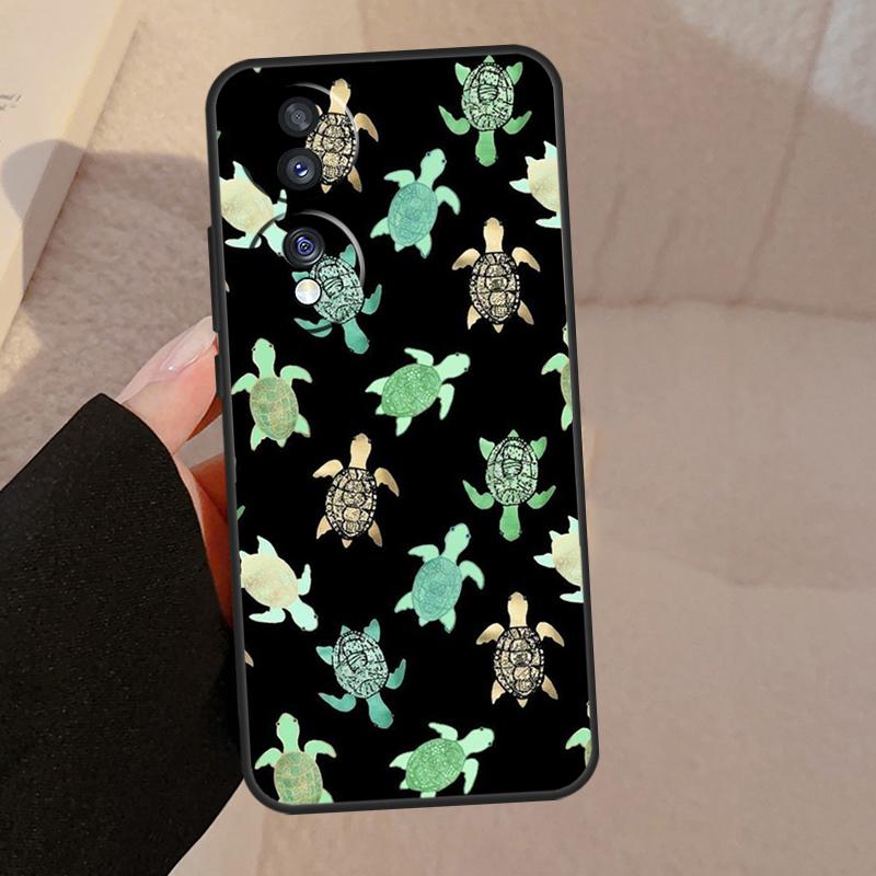 Чехол с морской черепахой для Honor Magic 5 Pro 50 70 90 Lite Honor 8X 9X X9b X9a X8a X7a X6a X6 X7 X8 X9