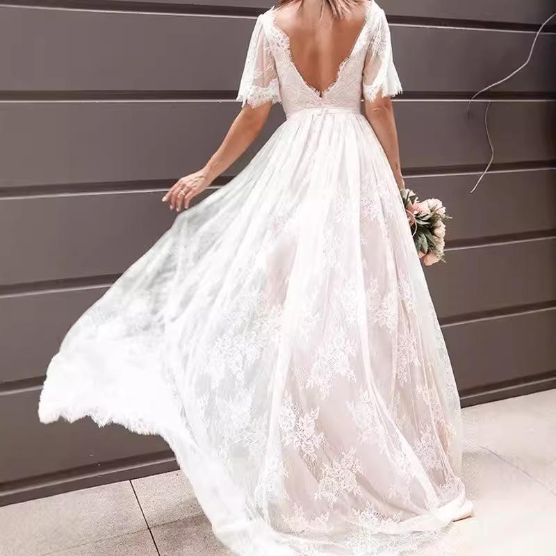 Новое розовое подкладочное белое кружевное платье свадебное платье платье подружки невесты платье платье