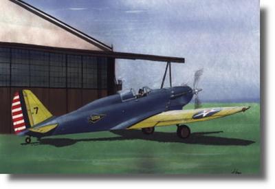 LF Model 1/48 Consolidated PB-2A Специальный Прототип Одноместный Истребитель Смоляной Набор LFM4815 (Самолет)