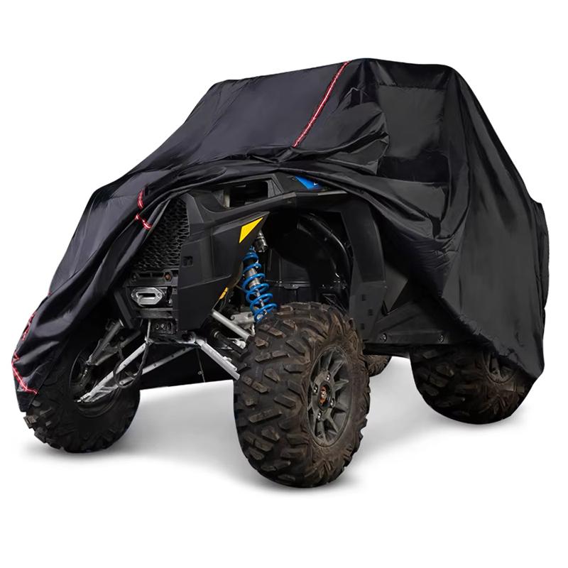 Универсальный чехол для квадроцикла ATV 190T Водонепроницаемый для мотоцикла, транспортного средства, скутера, мотоцикла Черный M L XL XXL XXXL