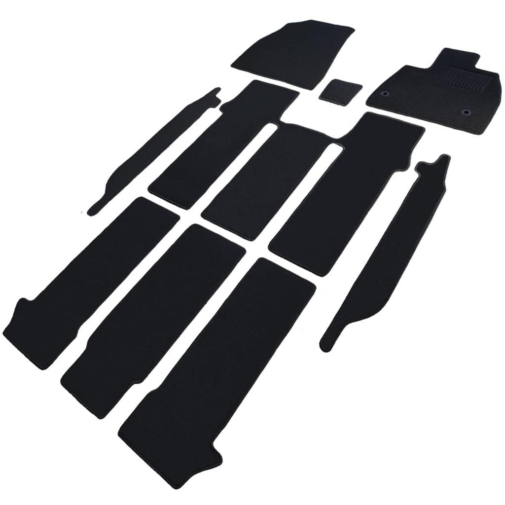 Fenice Car Mat Floor Mat Step Mat Set Domestic Production Noah Voxy 90 Hybrid Center Black Shape Resistant To Slip Car Mat Parts Specialty (Toyota