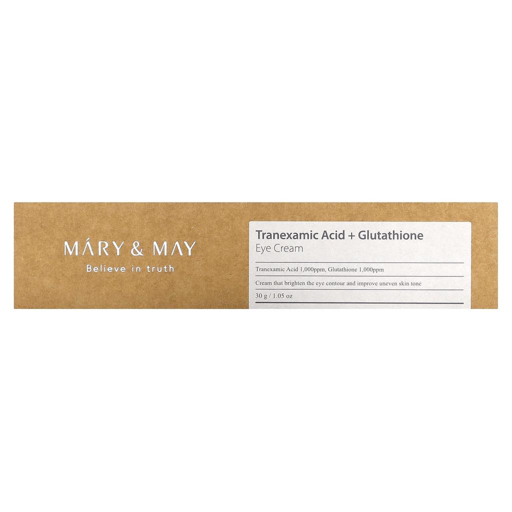 Mary & May Tranexamic Acid + Glutathione Eye Cream, 30G(1.05Oz)