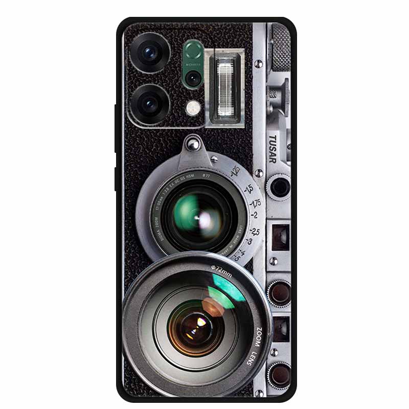 For Oppo Reno 14 5G Phone Case 6.59" Fashion Luxury Casing Black Silicone Soft Back Cover For Oppo Reno 14 Shockproof Capa Funda