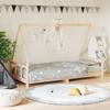 VidaXL Bed Frames for Children, Single Bed with Slatted Base, Bedroom Furniture, Scandinavian, Brown 90x190 834462
