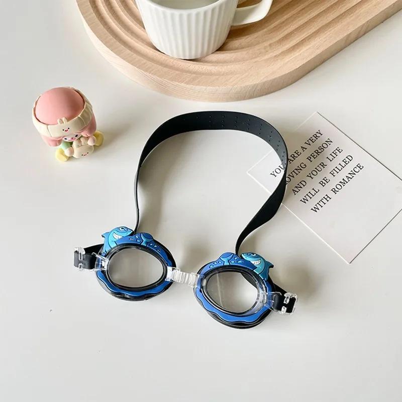 Waterproof Anti Fog Cartoon Pony Swimming Goggles Adjustable Strap Cute Kids Children Swim Supplies