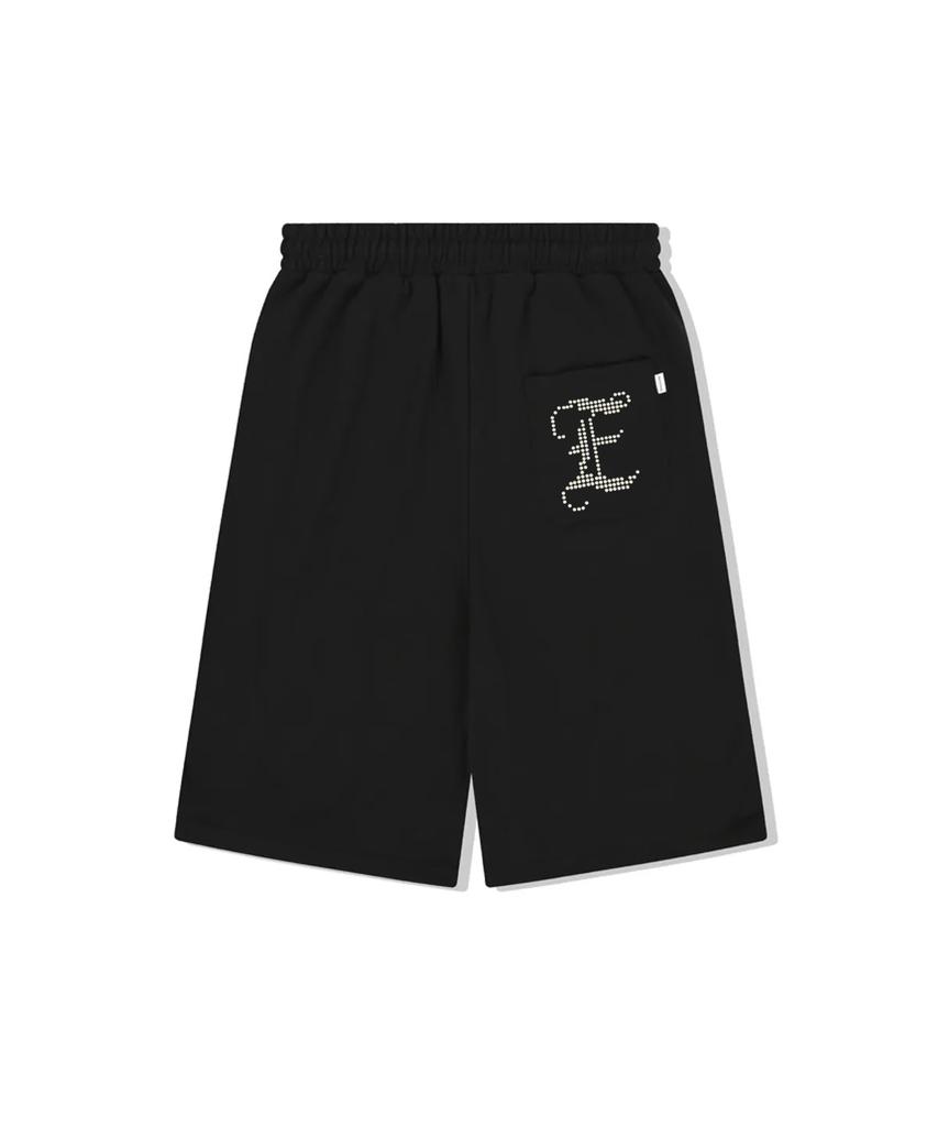 ESCAPEFROM E Star Hotfix Detail Bermuda Sweatpants Gray