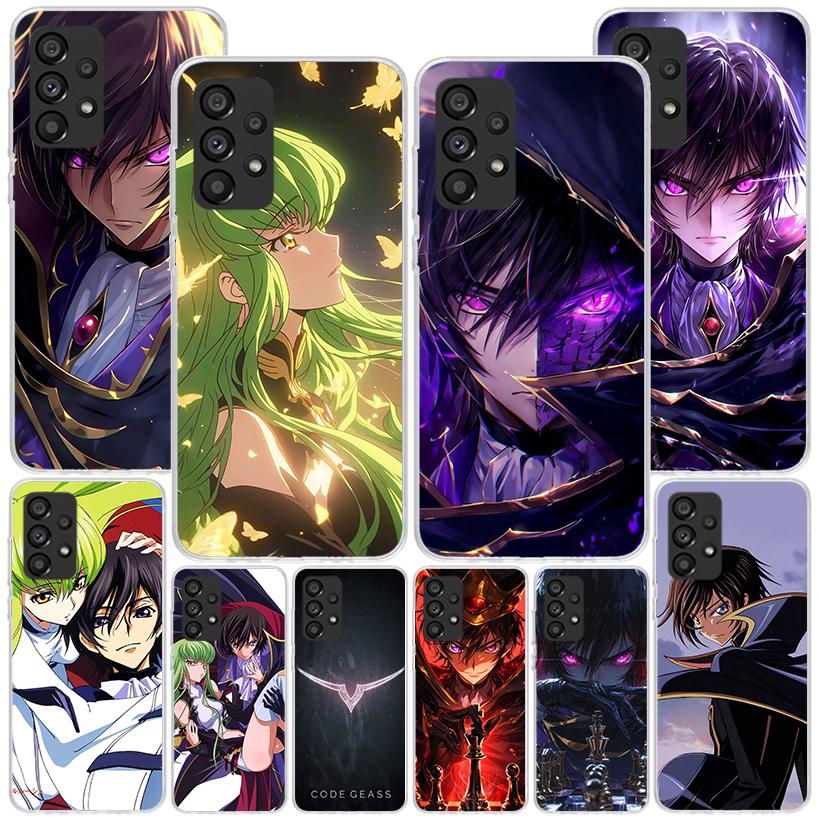 Code Geass Anime Phone Case For Samsung Galaxy A52 A32 A22 A12 A51 A31 A50S A30S A20S A10S Note 20 Ultra 10 Plus S10 A72 A71 Gal