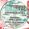 12-дюймовая пластинка CAPLETON - Mate A Dead; Версия / (Джип Микс) GRED359 Гринсливз 1992 Великобритания Регги, Ска и Даб Б/у