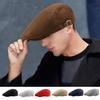 Men Breathable Mesh Summer Hat Newsboy Beret Ivy Cap Cabbie Flat Cap