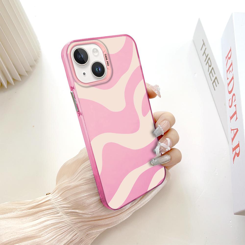 Модный красочный серебристый двусторонний чехол для телефона, мягкий край, жесткий чехол, полная защита, противоударный чехол для телефона для Samsung A16 A55 Xiaomi Redmi 14C Poco C75