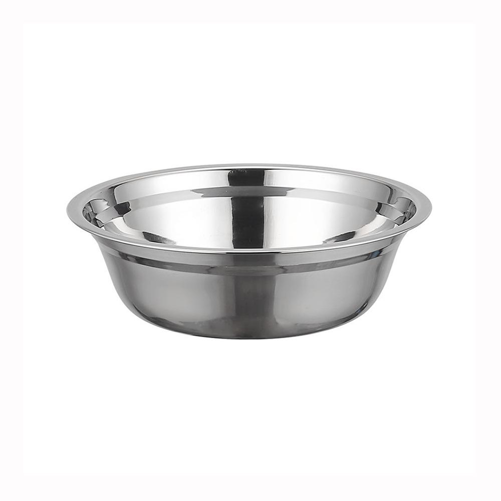 New Round Stainless Steel Bowls Thicken Multiple Sizes Prep Bowls Vegetable Bowl
