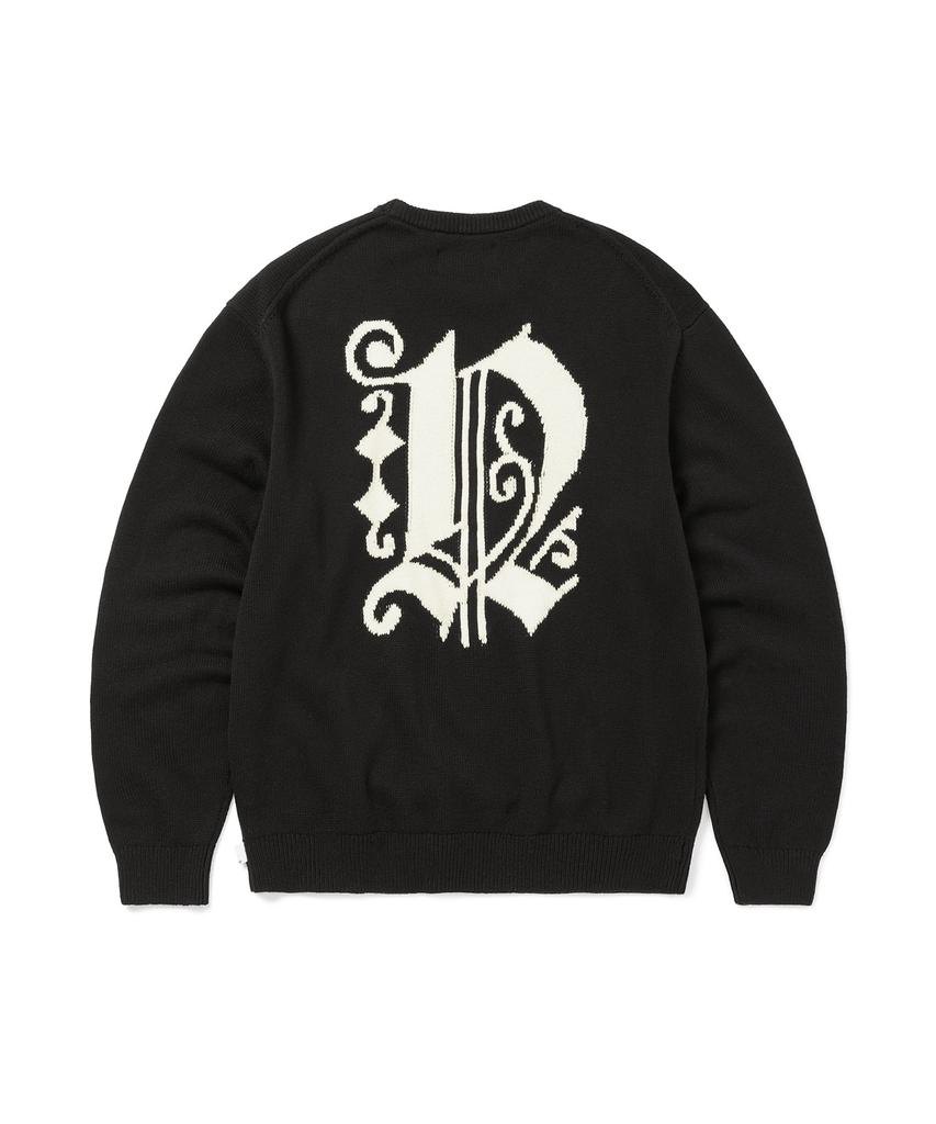 THISISNEVERTHAT Fortuna N-Logo Sweater Black