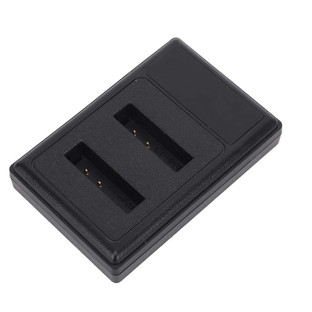 Зарядное устройство для аккумулятора камеры LI 90B LCD 5 В 2 А Двойное USB Зарядное устройство для аккумулятора Поддержка отображения уровня заряда аккумулятора