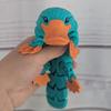 3D Printed Articulated Platypus Figurine Multi-jointed Movable Duckbill Action Figure Animal Fidget Toy Desktop Decoration Kids Adults Gift