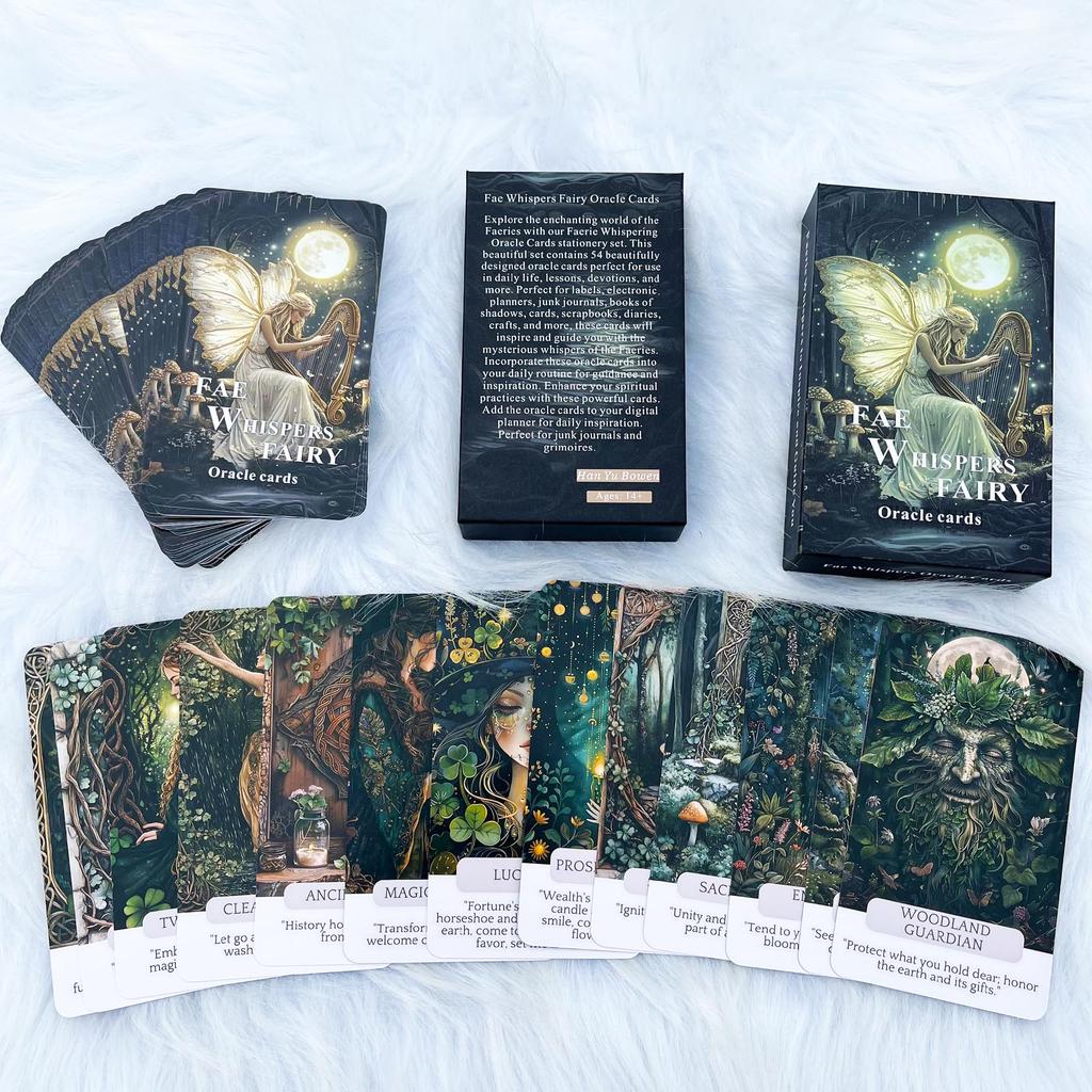 Оракул 'Шепот Фей': Оракул для начинающих, Оракул «Шепот природы», Магические и мистические силы, чтобы вдохновить и направить вас.