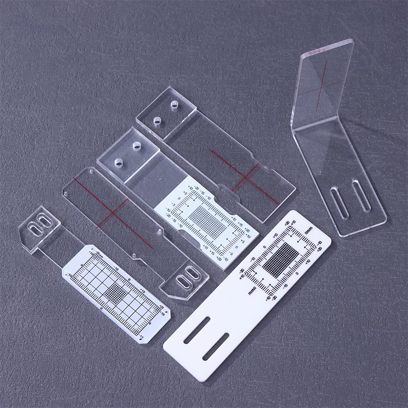 Прозрачный акриловый монитор трещин, точный инструмент для записи мониторинга трещин, прибор для измерения трещин для мониторинга трещин стен