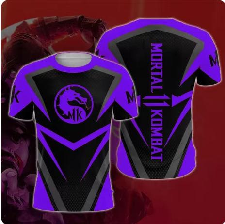 Mortal Kombat 11 T-shirt fighting game elements 3D print T-shirt top fashionable summer for women and men