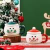 Creative Christmas Gift Ceramic Cup Cartoon Cup High Value Water Cup Souvenir Christmas Cup