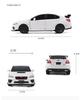 1/32 Модель спортивного автомобиля из сплава Subaru WRX STI Литая под давлением Имитация Металлическая игрушка Модель гоночного автомобиля Коллекция Звук и свет Детский подарок
