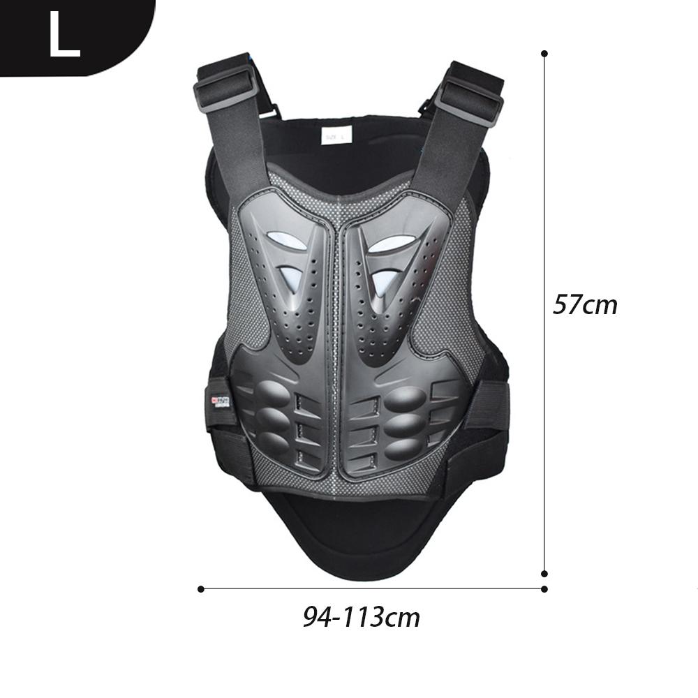 Motorcycle Dirt Bike Body Armor Protective Gear Chest Back Protection Vest For Motocross Skiing Skating Outdoor Driving Adult
