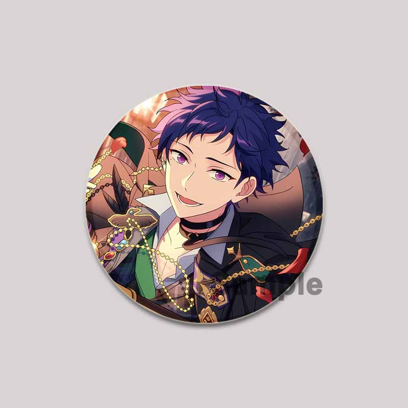 32/44/58 мм ансамбль звезд лацкан значок круглая аниме брошь Юдзуру Фусими значок для рюкзака одежда эмалированная булавка мультфильм косплей подарок аксессуар