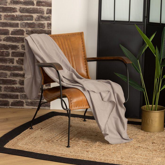 Mouse Grey Fleece Blanket 125x150cm - Atmosphera Interior Designer