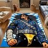 Pop Icon in Vibrant Outfit Design Patterned carpet, non slip mat suitable for living room and bedroom sofas