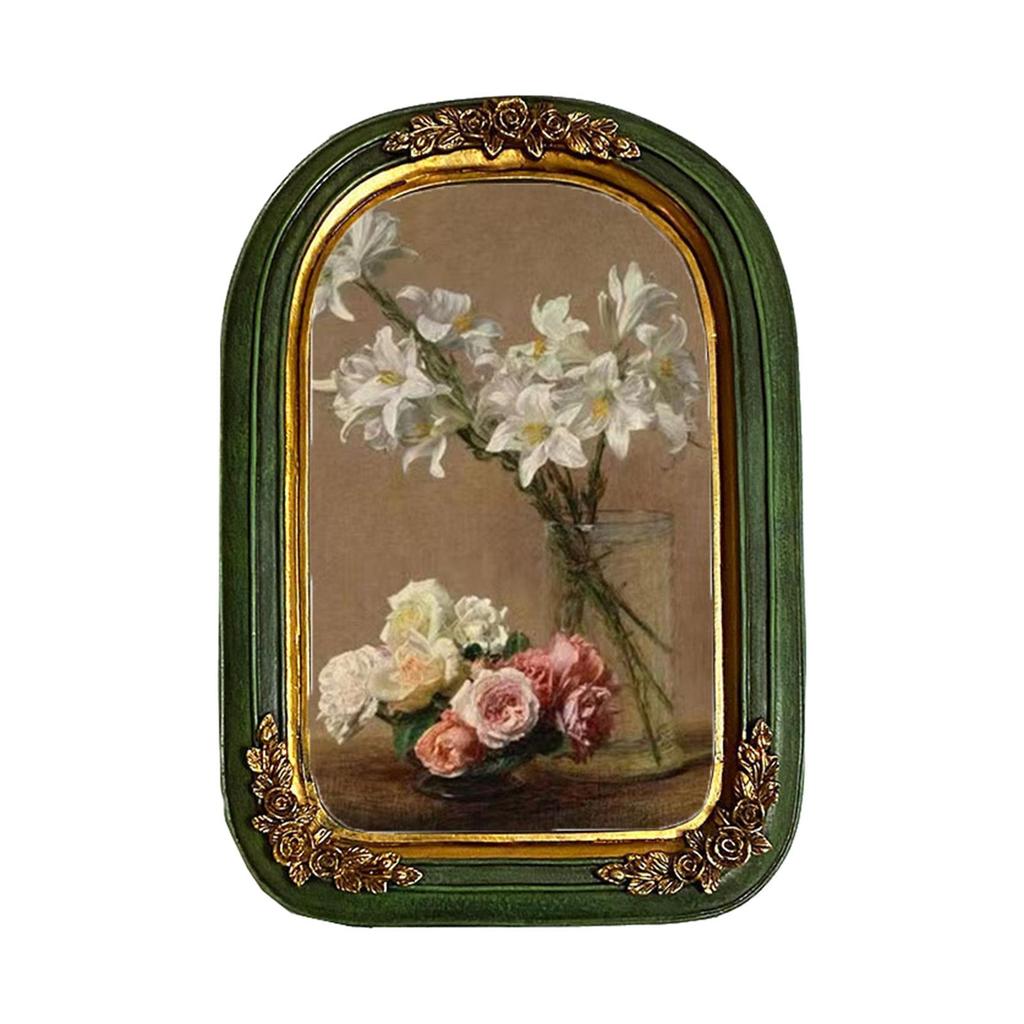 Polyresin Picture Display Frame Wall Hanging Old Fashioned Elegant Gift Accessories Outer Frame 17Cmx24cm Photo Gallery Art