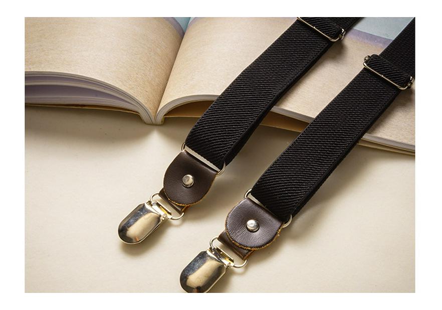 Винтажные эластичные подтяжки унисекс с нескользящими плечевыми ремнями для мужчин