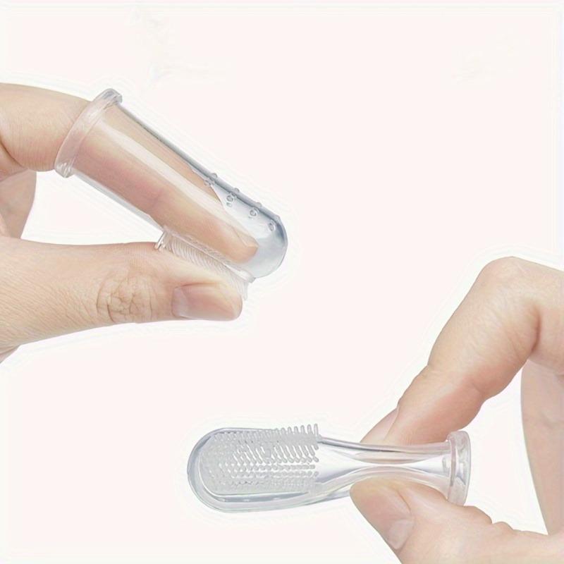 Silicone Pet Finger Crib Teethsuitable for Dogs Catsandamphibians Soft Pig Hair Toothbrush Effectively Removes Tartar and Plaque