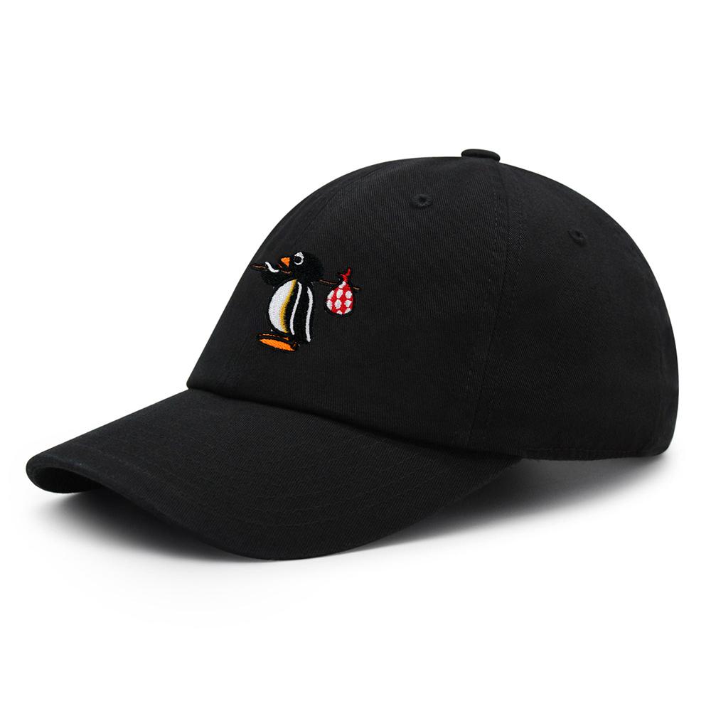 Pingu Baseball Cap Embroidered Cute Penguin Dad Hat Hip Hop Hat Spring and Summer Leisure Hats Unisex
