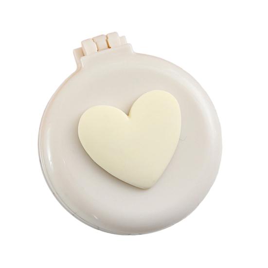 Мини-складная расческа 2-в-1 с зеркалом для макияжа, портативная дорожная расческа с воздушной подушкой, массажная расческа для кожи головы для женщин и девушек, распутывающая расческа