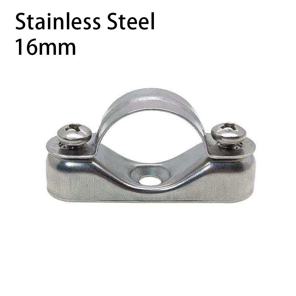 1 шт. алюминиевый сплав / нержавеющая сталь 304 Off-Wall Code 16 мм-50 мм трубный хомут круглая седловая карта