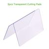 2pcs Transparent Cutting Pad Accessory  PC Material Plate 3mm Thickness Replacement Pad for Die Cutting & Embossing