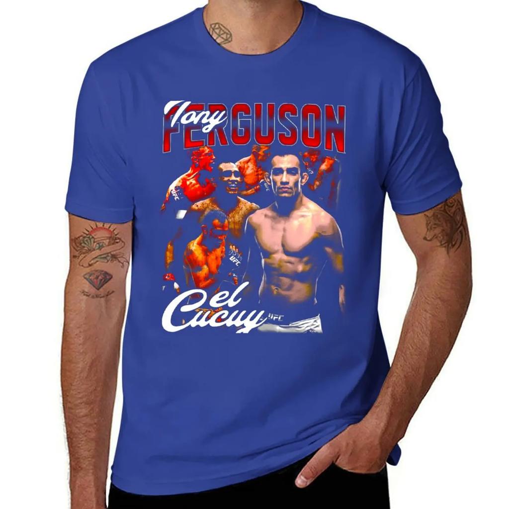 Тони Фергюсон El Cucuy Винтажная футболка индивидуальная футболка графическая футболка мужские футболки для тренировок