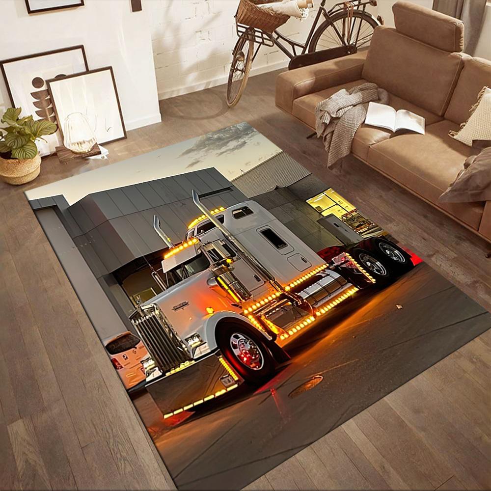 Kw Heavy Trucks Carpet Design For Dining Room Outdoor Dormitory Hallway Antislip Rug Office Home Decor Perfect Birthdaychristmas Gift Idea