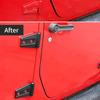 JK 4-Door Door Hinge Covers Protector Trim Kit for Jeep Wrangler Unlimited Rubicon Sahara Sports Accessories 2007-2018 JK