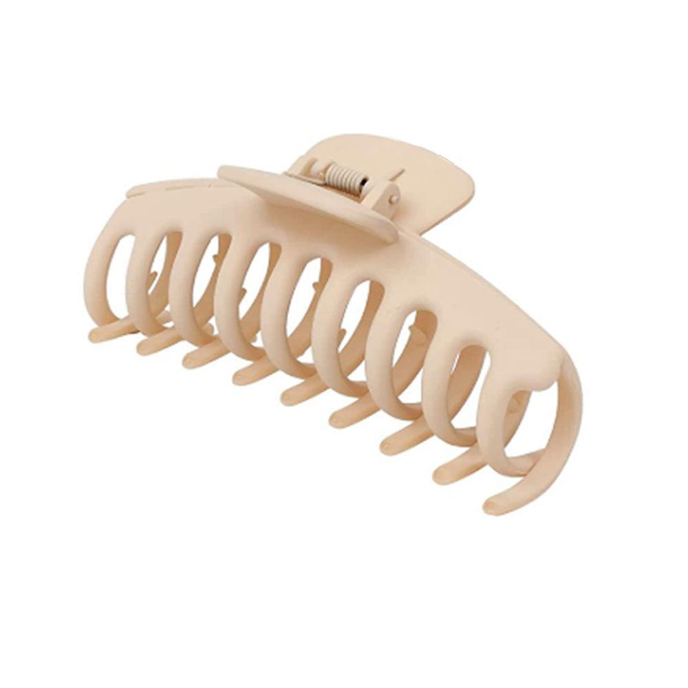 Traceless Spray Paint Frosted PS Hair Claw Clip - Shark Clip Bun Accessory