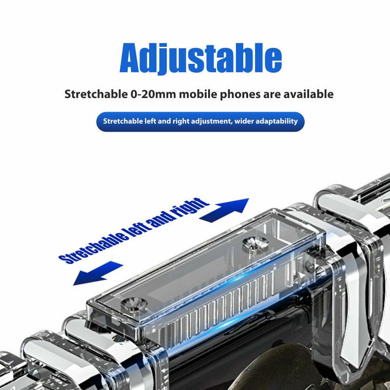 Контроллер с 6 пальцами, триггер, кнопка огня, ручка, геймпад для PUBG iOS Android