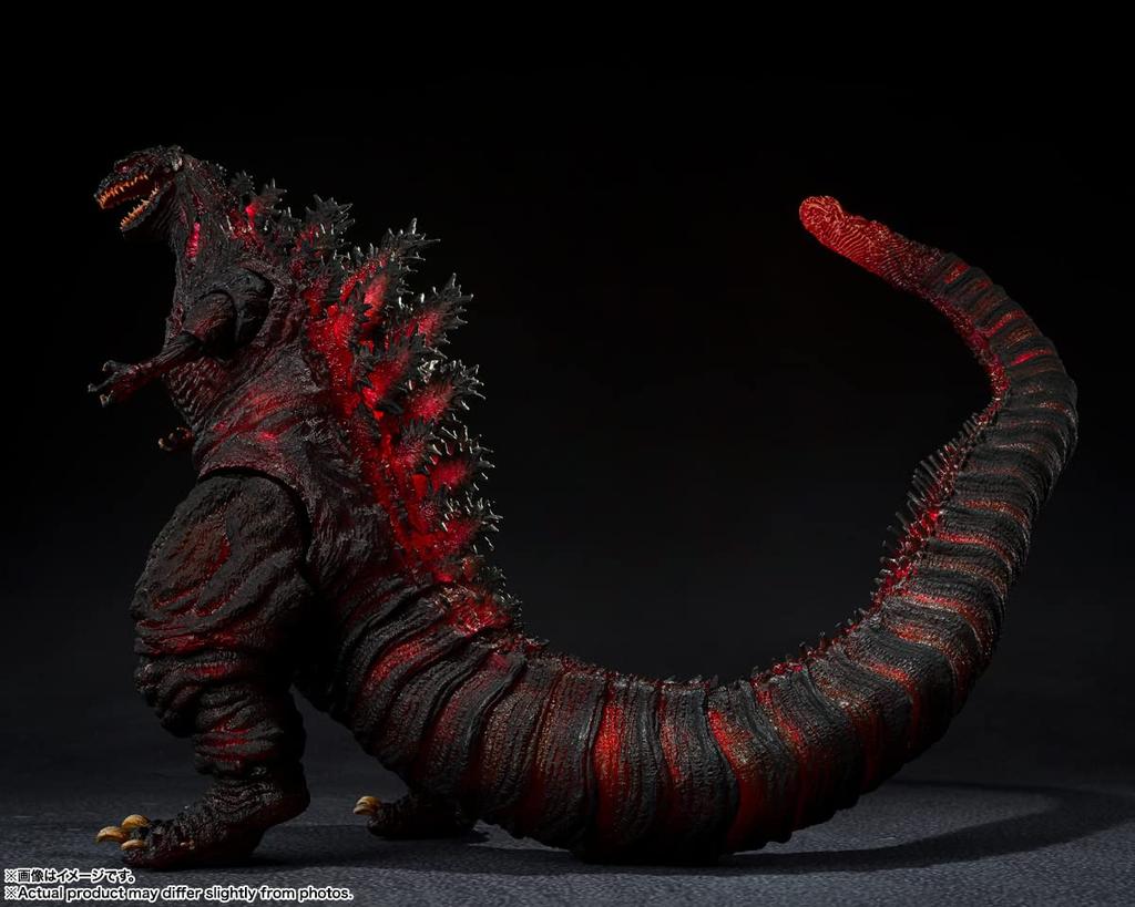 TAMASHII NATIONS Monster Arts Shin Godzilla Годзилла 4-я форма Ночная битва 180 мм ПВХ окрашенная подвижная фигурка SH. (2016) Вер. Прибл.