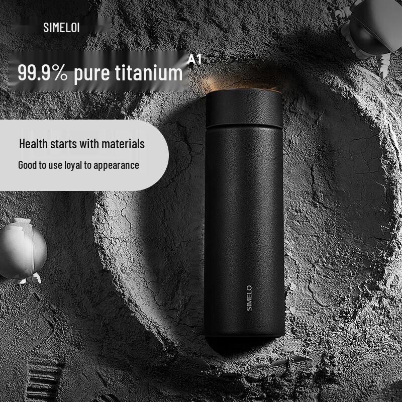 SIMELO Изолированная бутылка для чая и воды из чистого титана
