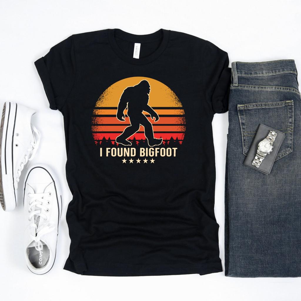 I Found Bigfoot T-Shirt, Bigfoot Hunting Apparel