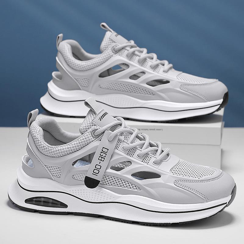 Летняя мужская обувь дышащая сетчатая спортивная обувь мужская универсальная сетчатая обувь для бега повседневная обувь для папы