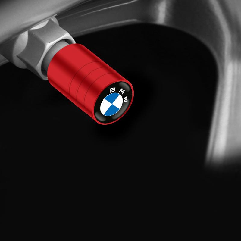 4Pcs Car Wheel Tire Valve Stem Cap Auto Air Stem Cover Auto Accessories for BMW M E90 E91 E92 E93 M3 E60 E61 F10 F07 M5 E63 E64