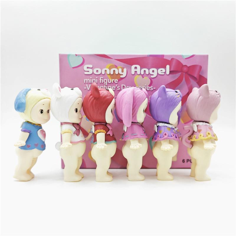 Adorable Angel Bear Blind Box Cute Valentine Series Collectible Model Toy Gift